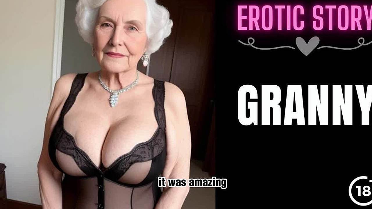 Mogna mormor med stora bröst En vecka hemma hos styvmor Foto